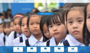 Tỷ lệ đăng ký tuyển sinh trực tuyến lớp 6 tại Hà Nội đạt hơn 80%