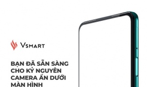 Vsmart hé lộ smartphone với camera ẩn dưới màn hình