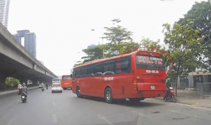 Hà Nội: Đề xuất lắp camera trên đường Phạm Hùng phạt nguội xe khách vi phạm