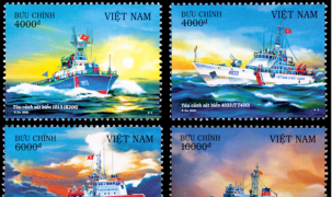 Bộ TT&TT phát hành bộ tem về biển, đảo với chủ đề “Tàu cảnh sát biển Việt Nam”
