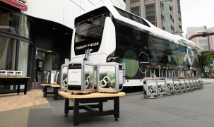 Toyota và Honda hợp tác phát triển xe buýt phát điện
