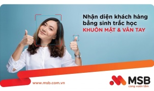 MSB triển khai tính năng Đăng nhập/Xác thực bằng Sinh trắc học & Soft Token