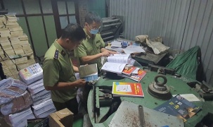 Hà Nội: Thu giữ số lượng lớn sách giả NXB Giáo dục Việt Nam