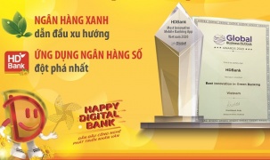 HDBank nhận giải Triển vọng kinh doanh toàn cầu năm 2020