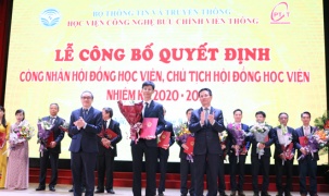 Bộ trưởng Nguyễn Mạnh Hùng: “Mô hình hai lớp: Vừa có Hội đồng Học viện, vừa có Ban Giám đốc sẽ đem lại sức mạnh nhân đôi cho Học viện Công nghệ BCVT”