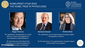 Nobel Vật lý 2020 tôn vinh các nghiên cứu về hố đen