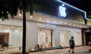 Cửa hàng Apple Center với logo ‘táo khuyết’ xuất hiện tại Hà Nội