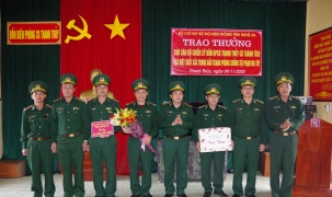 Trao thưởng nóng cho Đồn Biên phòng cửa khẩu Thanh Thủy vì thành tích đấu tranh phòng chống tội ma túy