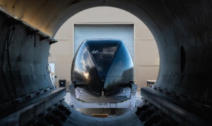 Chạy thử nghiệm tàu siêu tốc công nghệ Hyperloop có chở hành khách