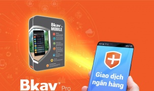 Phần mềm Bkav Pro Mobile giúp bảo vệ giao dịch ngân hàng số