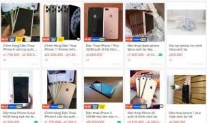 iPhone, mỹ phẩm xách tay được rao bán tràn lan trên Lazada, Shopee