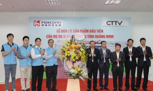 Foxconn xuất xưởng lô màn hình đầu tiên tại Quảng Ninh