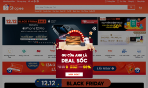 Sàn thương mại điện tử rộn ràng khuyến mãi dịp Black Friday