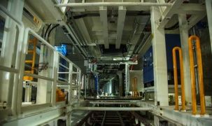 Máy đào hầm nặng gần 1.000 tấn thi công ga ngầm metro Nhổn - ga Hà Nội