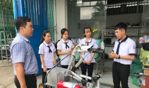 Ấn tượng robot cứu hỏa do học sinh chế tạo với nhiều tính năng vượt trội