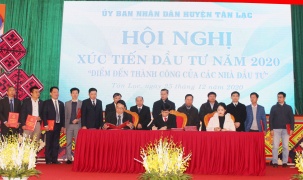 Hội nghị xúc tiến đầu tư vào huyện Tân Lạc năm 2020: Điểm đến thành công của các nhà đầu tư   