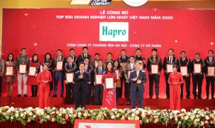 14 năm liên tiếp Hapro được vinh danh Top 500 doanh nghiệp lớn nhất Việt Nam 