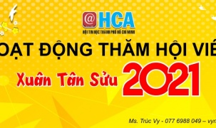 Hội Tin học TP.Hồ Chí Minh tổ chức thăm hội viên - Mừng xuân Tân Sửu 2021