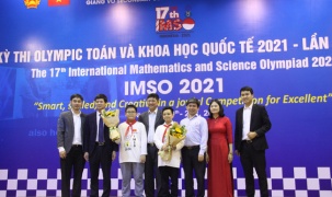 2 học sinh lớp 6 giành HCV Olympic Toán và Khoa học Quốc tế