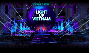 VinaPhone kỷ niệm 25 năm thành lập với đại nhạc hội ánh sáng và 4D Mapping