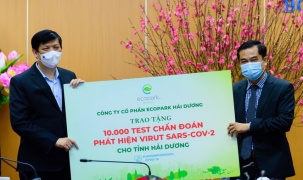 Ecopark dừng các sự kiện để ủng hộ hàng tỉ đồng giúp Hải Dương chống Covid-19