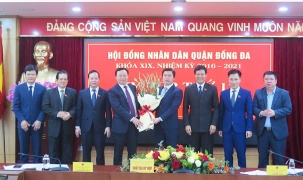Ông Lê Tuấn Định được bầu giữ chức Chủ tịch UBND quận Đống Đa nhiệm kỳ 2016-2021