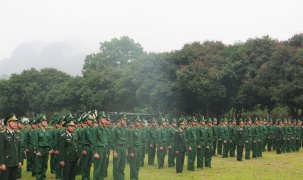Khai giảng khóa huấn luyện 110 chiến sỹ mới 2021