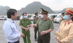 Hà Nam: Giám đốc Công an tỉnh kiểm tra đảm bảo an ninh tại Chùa Tam Chúc