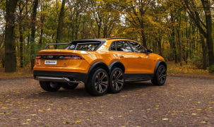 Audi Q8 6x6 bán tải “hư cấu”, đối thủ xứng tầm Mercedes-AMG G63 6x6