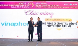 VinaPhone là đơn vị tiêu biểu về Chất lượng Dịch vụ Băng thông rộng Di động