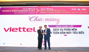 Viettel nhận 3 giải thưởng thuộc lĩnh vực viễn thông và điện toán đám mây