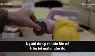 Thước kẻ điện tử có thể đo mọi bề mặt