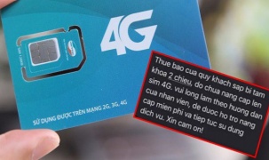 Cảnh báo: Nạn giả nhà mạng hướng dẫn nâng cấp sim 4G để lừa đảo