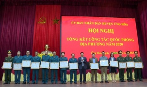 Ứng Hòa: Khai mạc Hội thi pháp luật về Dân quân tự vệ năm 2021