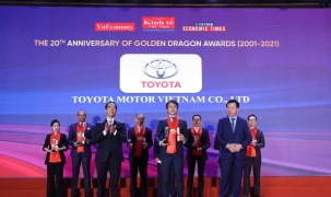 Toyota Việt Nam vinh dự được nhận Giải thưởng Rồng Vàng  lần thứ 20