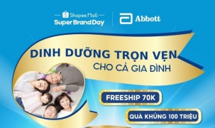 Shopee và Abbott hợp tác triển khai chiến dịch ngày dinh dưỡng gia đình