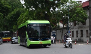 Hà Nội: Xe buýt điện thông minh được chạy thử ở một số tuyến
