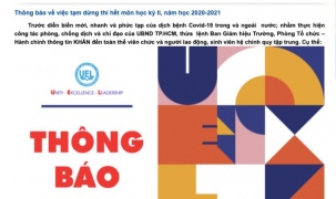 Trường đại học thông báo khẩn, tạm dừng thi học kỳ ngay trong đêm