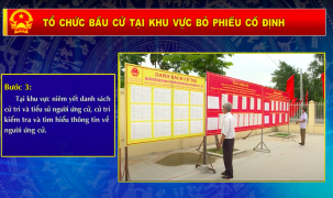 Vĩnh Phúc: Clip hướng dẫn các tình huống bầu cử trong điều kiện phòng, chống dịch COVID-19