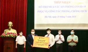 T&T Group trao tặng 1 triệu liều Vaccine phòng Covid-19