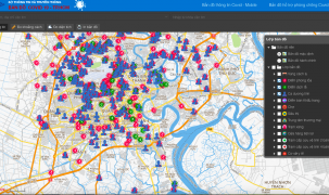 Người dân TP. HCM có thể xem trực tuyến “Bản đồ hỗ trợ phòng chống dịch Covid-19