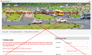 Cảnh báo website giả mạo trang thông tin điện tử của Bộ Giao thông vận tải