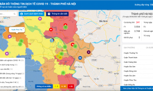 Hà Nội ra mắt Bản đồ thông tin dịch tễ phục vụ phòng chống COVID-19