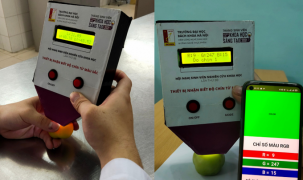 Sinh viên ĐH bách khoa Hà Nội chế tạo ra thiết bị đo độ chín cà chua