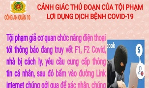 Lợi dụng truy vết F1, F2, người đi khử khuẩn... để lừa đảo