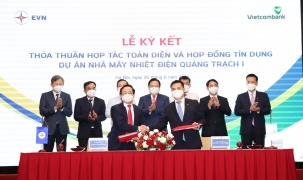 Vietcombank tài trợ 27.100 tỷ đồng cho dự án nhiệt điện Quảng Trạch 1