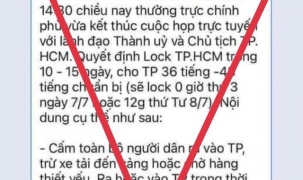 Bác bỏ tin lan truyền 