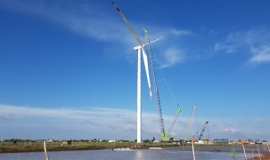 Tập đoàn Kosy đẩy nhanh tiến độ thi công nhà máy Điện gió Kosy Bạc Liêu