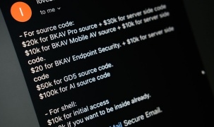 Dữ liệu của Bkav bị hacker rao bán với giá 290.000 USD