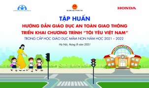 Honda Việt Nam tập huấn hướng dẫn giáo dục ATGT cho giáo viên mầm non thuộc 23 tỉnh thành